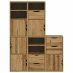 Side Cabinets 5 pcs "ODDA" 40x24x79 cm Solid Wood Pine
