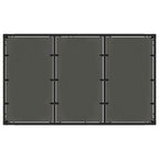 Garden Dining Set 7 pcs Black Poly Rattan