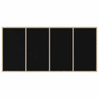 Garden Dining Set 7 pcs Beige Poly Rattan