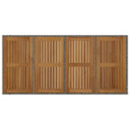 Garden Dining Set 9 pcs Grey Poly Rattan