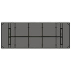 Garden Dining Set 9 pcs Black Poly Rattan