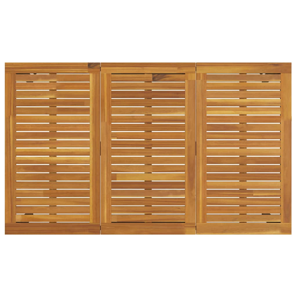 Garden Dining Set 7 pcs Black and Brown Poly Rattan