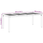 Garden Dining Set 9 pcs Grey and Brown Poly Rattan