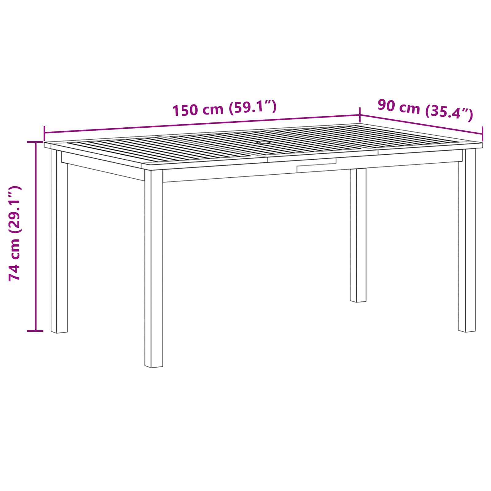 Garden Dining Set 5 pcs Grey Solid Acacia Wood
