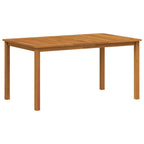 Garden Dining Set 7 pcs Grey Solid Acacia Wood