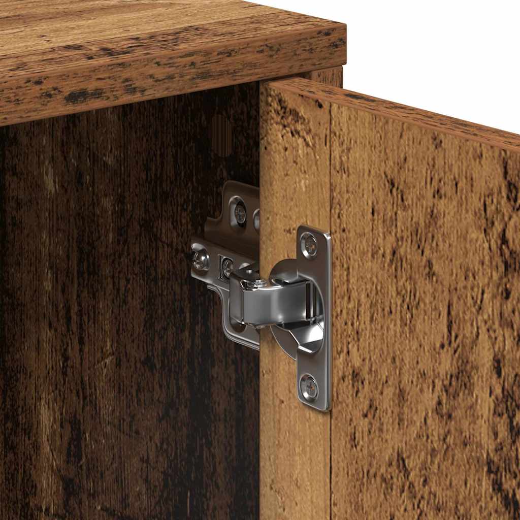 Sideboard 2 pcs Old Wood 60 x 31 x 70 cm Engineered Wood