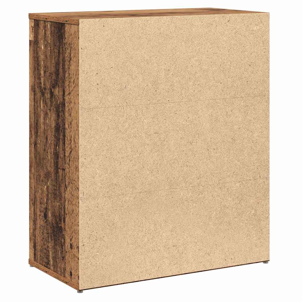 Sideboard 2 pcs Old Wood 60 x 31 x 70 cm Engineered Wood