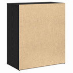 Sideboard 2 pcs Black Oak 60 x 31 x 70 cm Engineered Wood