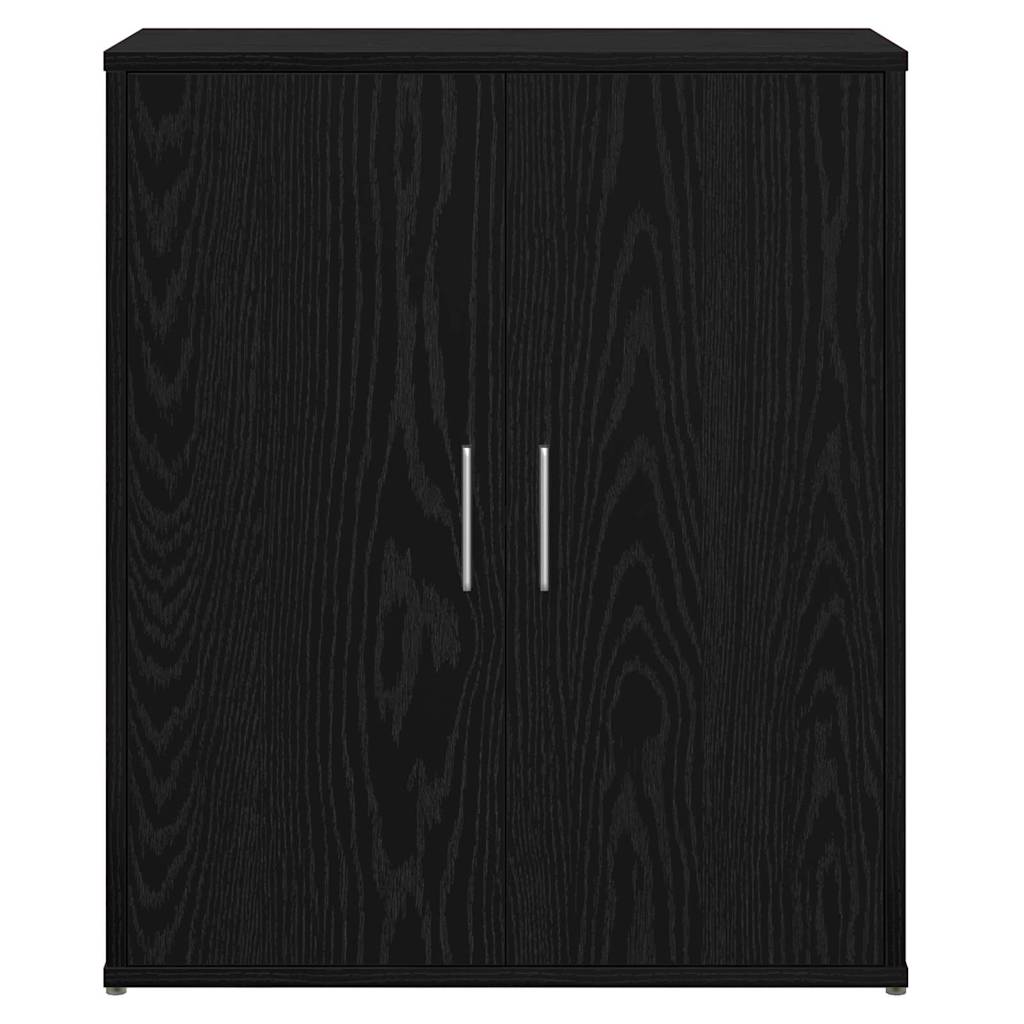 Sideboard 2 pcs Black Oak 60 x 31 x 70 cm Engineered Wood