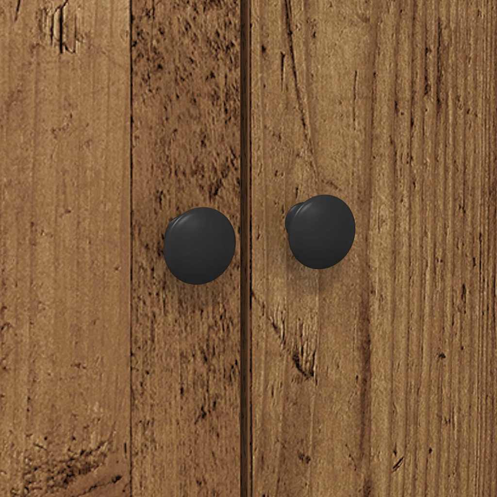 Kitchen Sideboard with Shelf 2 pcs Old Wood 60 x 50 x 180 cm