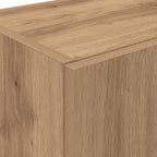 Kitchen Sideboard with Shelf 2 pcs Artisan Oak 60 x 50 x 180 cm
