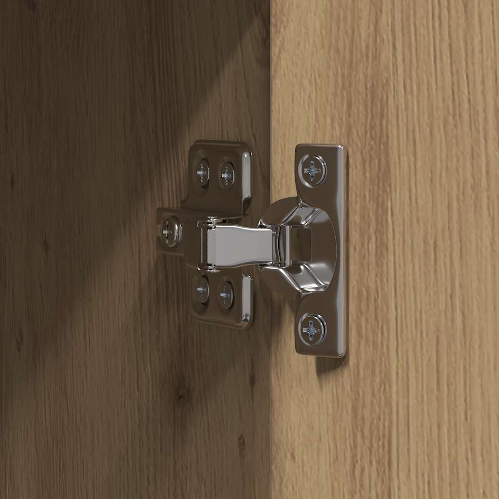 Office Cabinet Artisan Oak 60 x 32 x 152.5 cm Engineered Wood