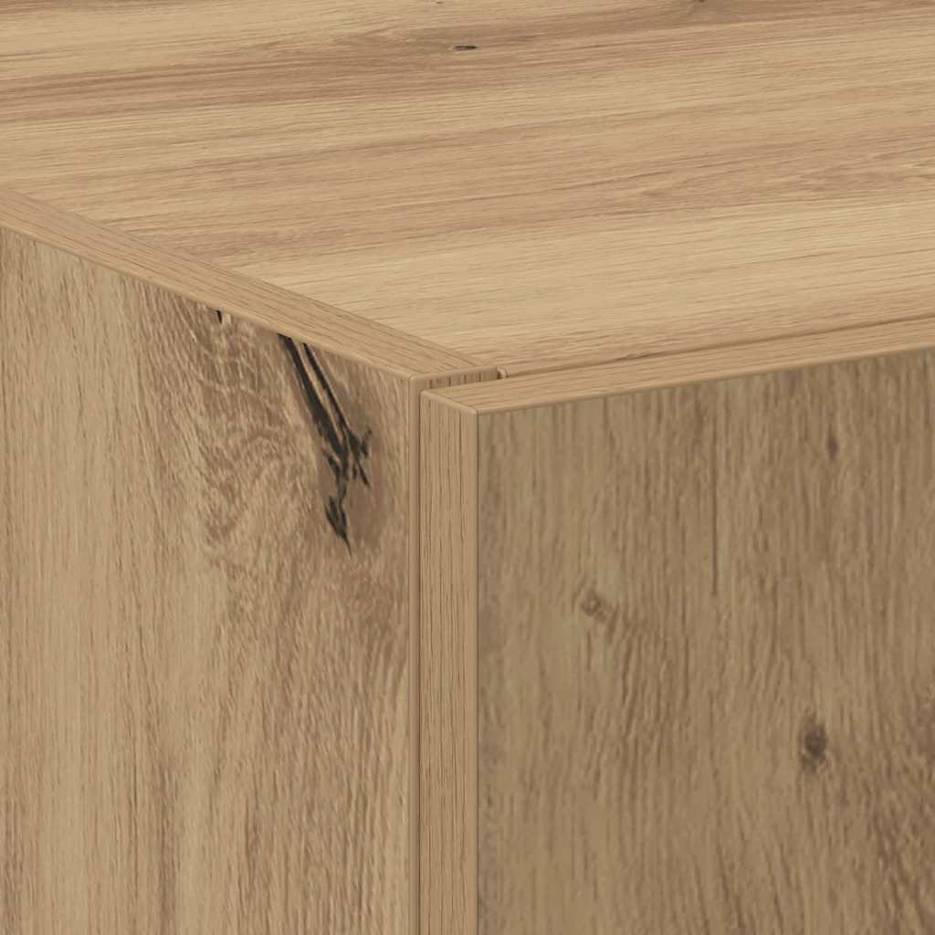 Office Cabinet Artisan Oak 60 x 32 x 152.5 cm Engineered Wood