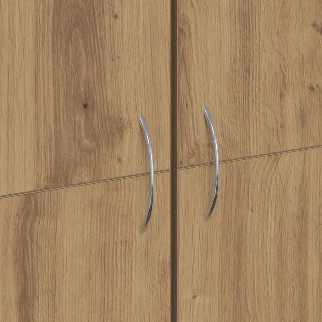 Office Cabinet Artisan Oak 60 x 32 x 152.5 cm Engineered Wood