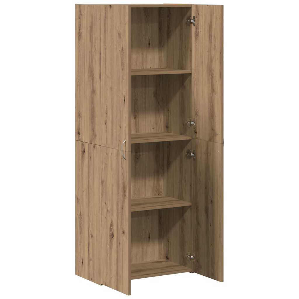 Office Cabinet Artisan Oak 60 x 32 x 152.5 cm Engineered Wood