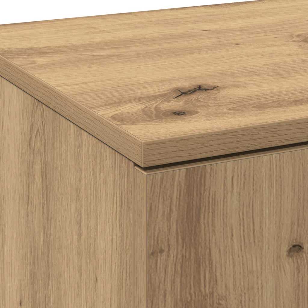 Highboard Artisan oak 80 x 35 x 180 cm Engineered wood