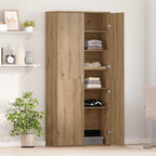 Highboard Artisan oak 80 x 35 x 180 cm Engineered wood
