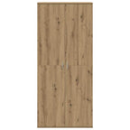 Highboard Artisan oak 80 x 35 x 180 cm Engineered wood