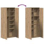 Highboard Artisan oak 80 x 35 x 180 cm Engineered wood