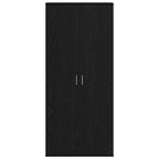 Highboard Black oak 80 x 35 x 180 cm Engineered wood