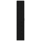 Highboard Black oak 80 x 35 x 180 cm Engineered wood