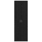 Highboard Black oak 60 x 35 x 180 cm Engineered wood