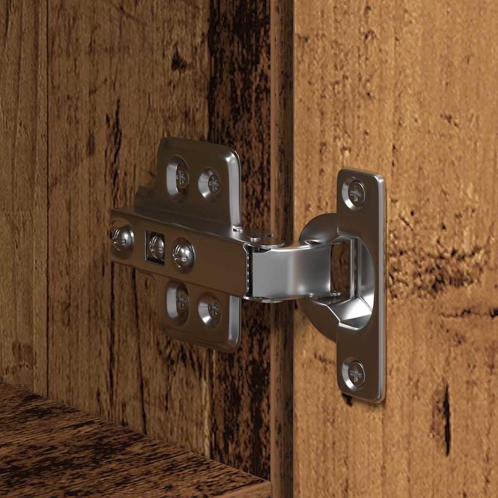 Highboard 2 pcs Old Wood 30 x 42.5 x 185 cm