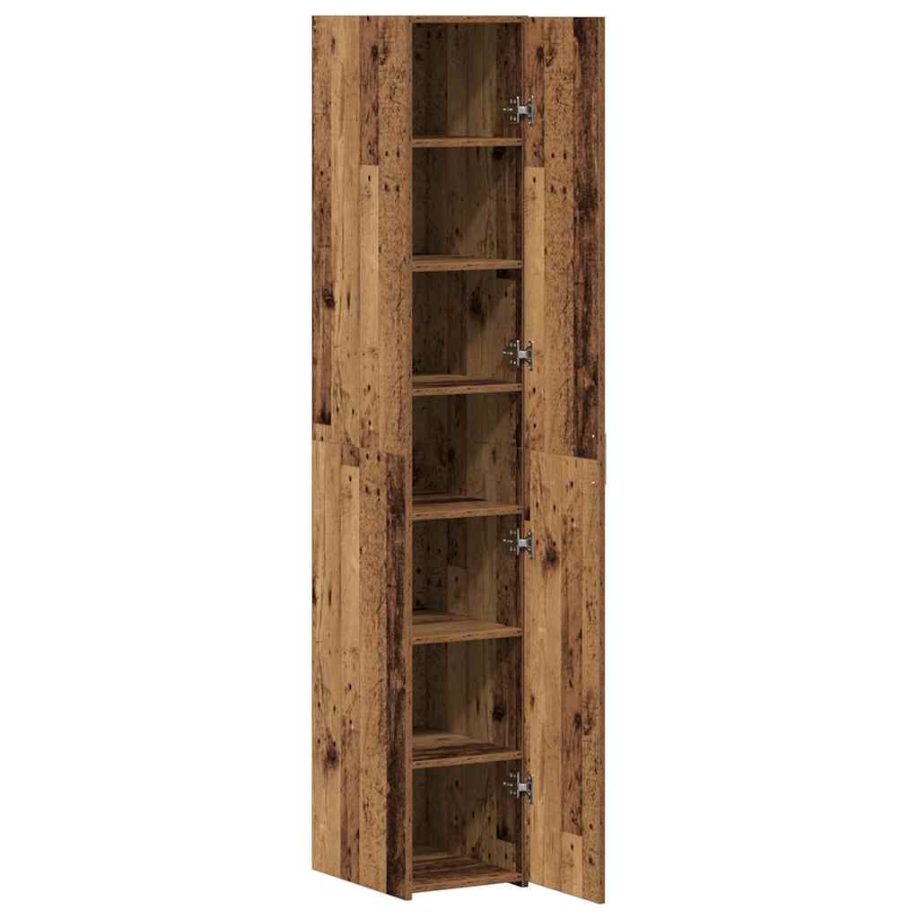Highboard 2 pcs Old Wood 30 x 42.5 x 185 cm