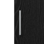 Highboard 2 pcs Black Oak 30 x 42.5 x 185 cm