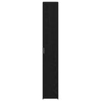 Highboard 2 pcs Black Oak 30 x 42.5 x 185 cm