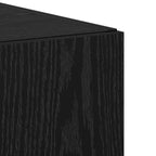 Highboard 2 pcs Black Oak 45 x 42.5 x 185 cm