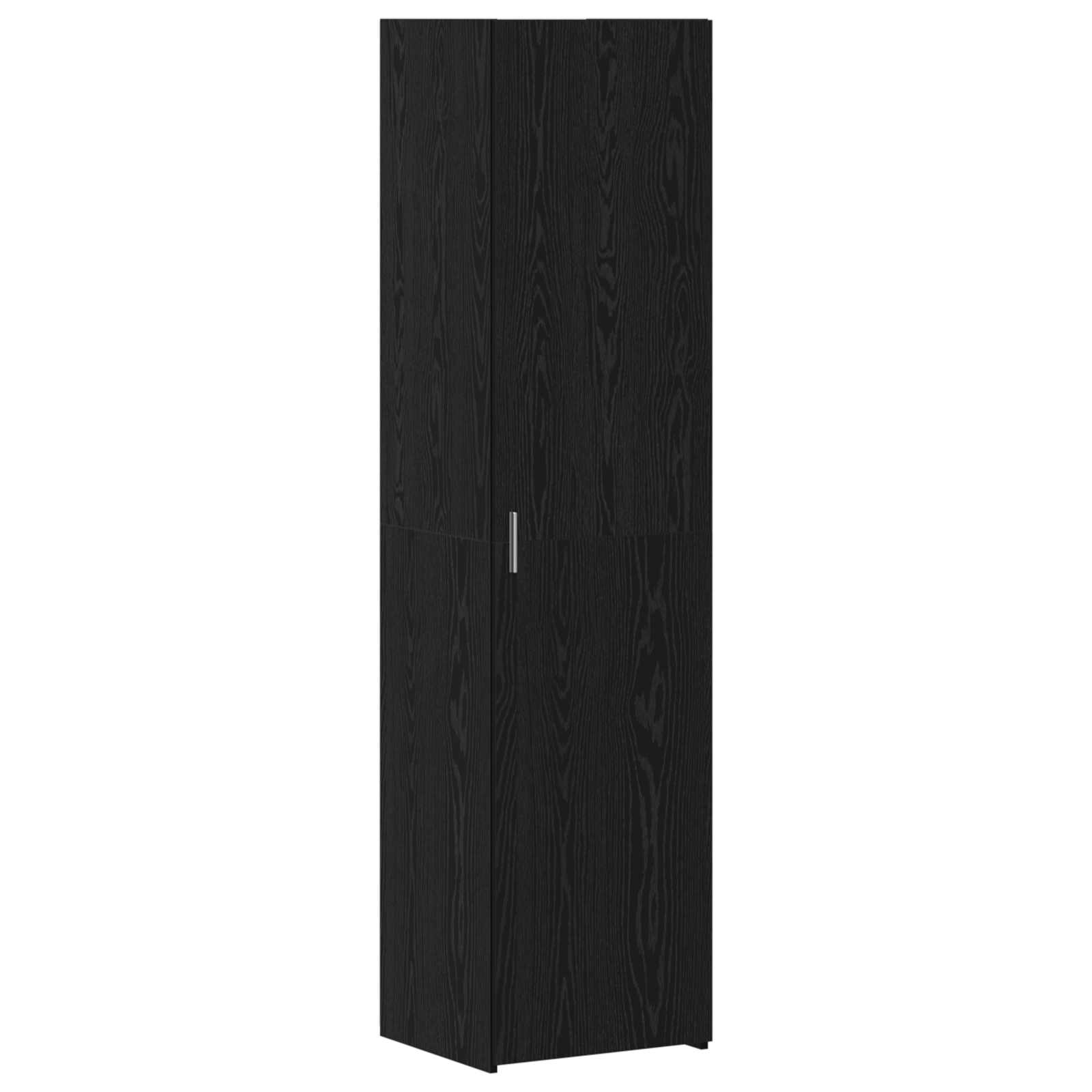Highboard 2 pcs Black Oak 45 x 42.5 x 185 cm
