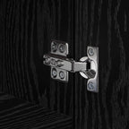 Highboard 2 pcs Black Oak 50 x 42.5 x 185 cm