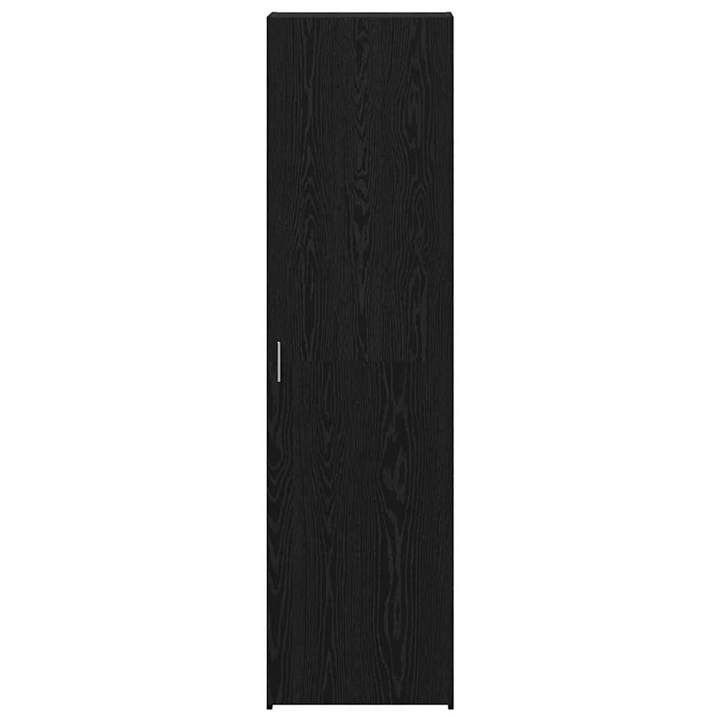 Highboard 2 pcs Black Oak 50 x 42.5 x 185 cm