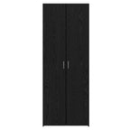 Highboard 2 pcs Black Oak 70 x 42.5 x 185 cm