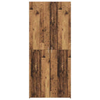 Highboard 2 pcs Old Wood 80 x 42 x 185 cm