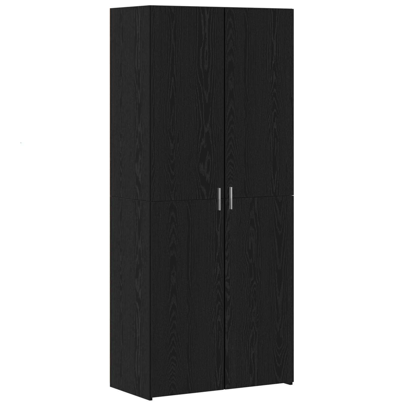 Highboard 2 pcs Black Oak 80 x 42 x 185 cm