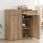 Storage Cabinet Artisan oak 80 x 42.5 x 93.5 cm Engineered wood