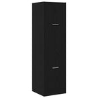Apothecary Cabinet Black oak 40 x 41 x 144.5 cm Engineered wood