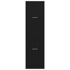 Apothecary Cabinet Black oak 40 x 41 x 144.5 cm Engineered wood