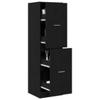 Apothecary Cabinet Black oak 40 x 41 x 144.5 cm Engineered wood