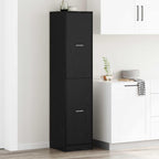 Apothecary Cabinet Black oak 40 x 41 x 174.5 cm Engineered wood
