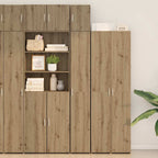 Storage Cabinet 3 pcs Artisan Oak 30 x 42.5 x 225 cm