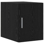 Storage Cabinet 3 pcs Black Oak 30 x 42.5 x 225 cm