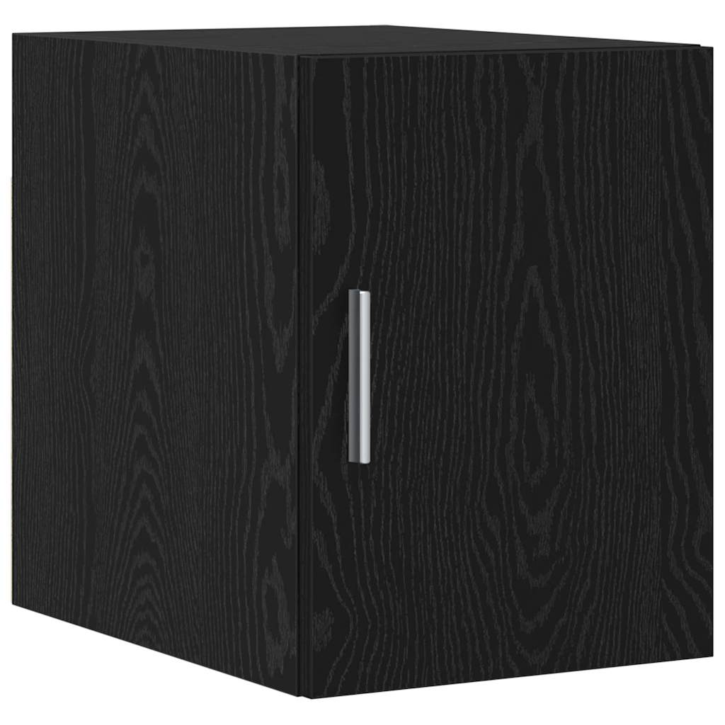 Storage Cabinet 3 pcs Black Oak 30 x 42.5 x 225 cm
