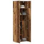 Storage Cabinet 3 pcs Old Wood