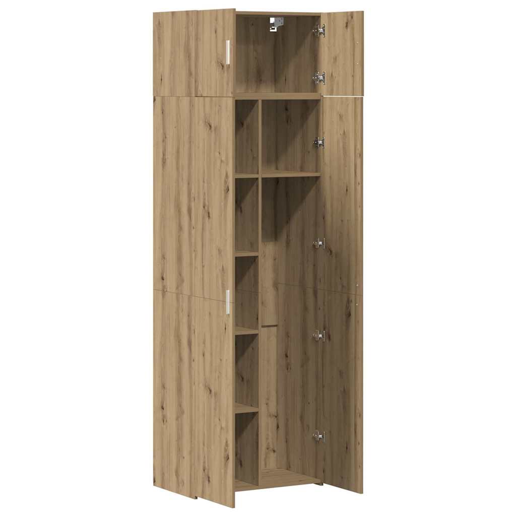 Storage Cabinet 3 pcs Artisan Oak