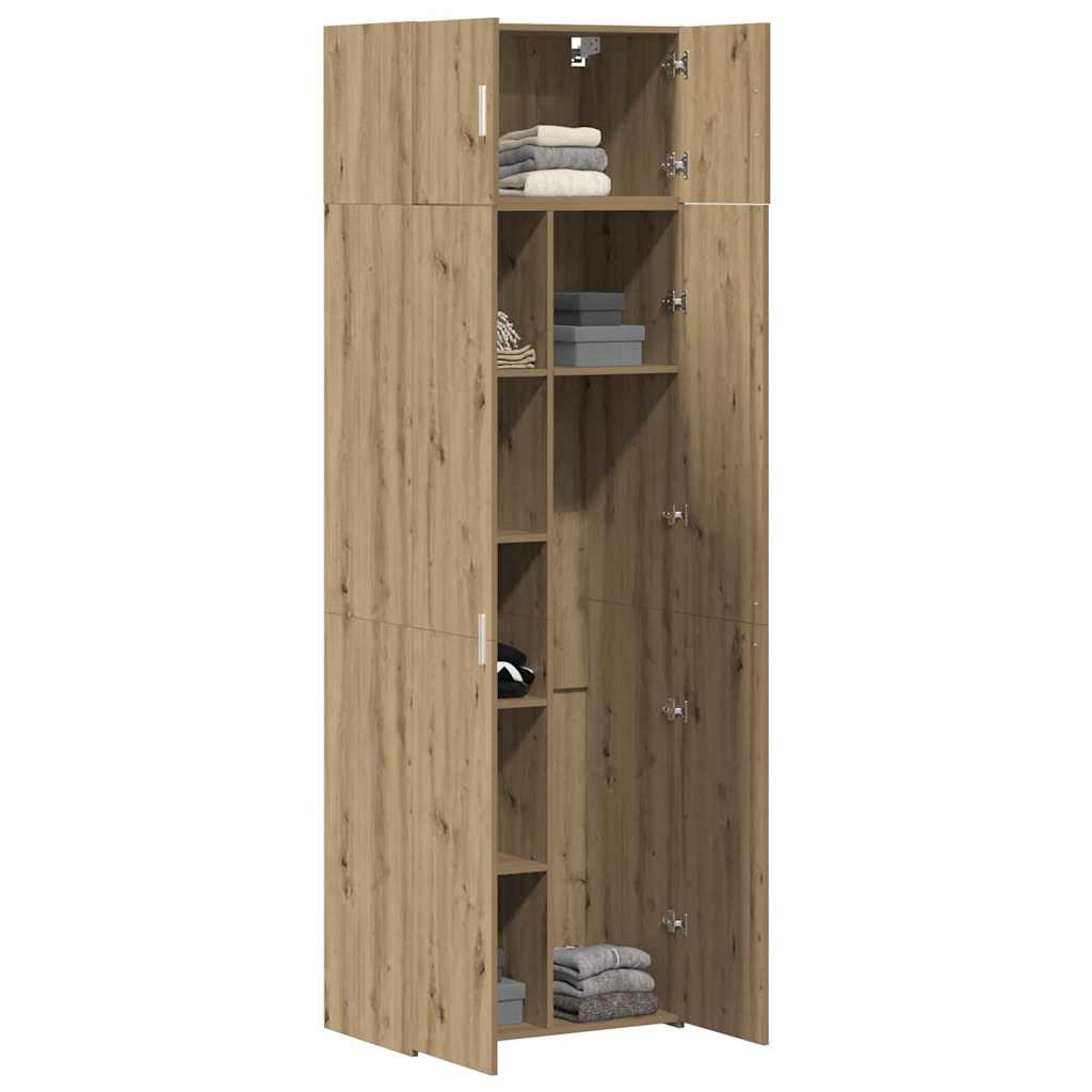 Storage Cabinet 3 pcs Artisan Oak