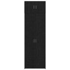 Storage Cabinet 3 pcs Black Oak