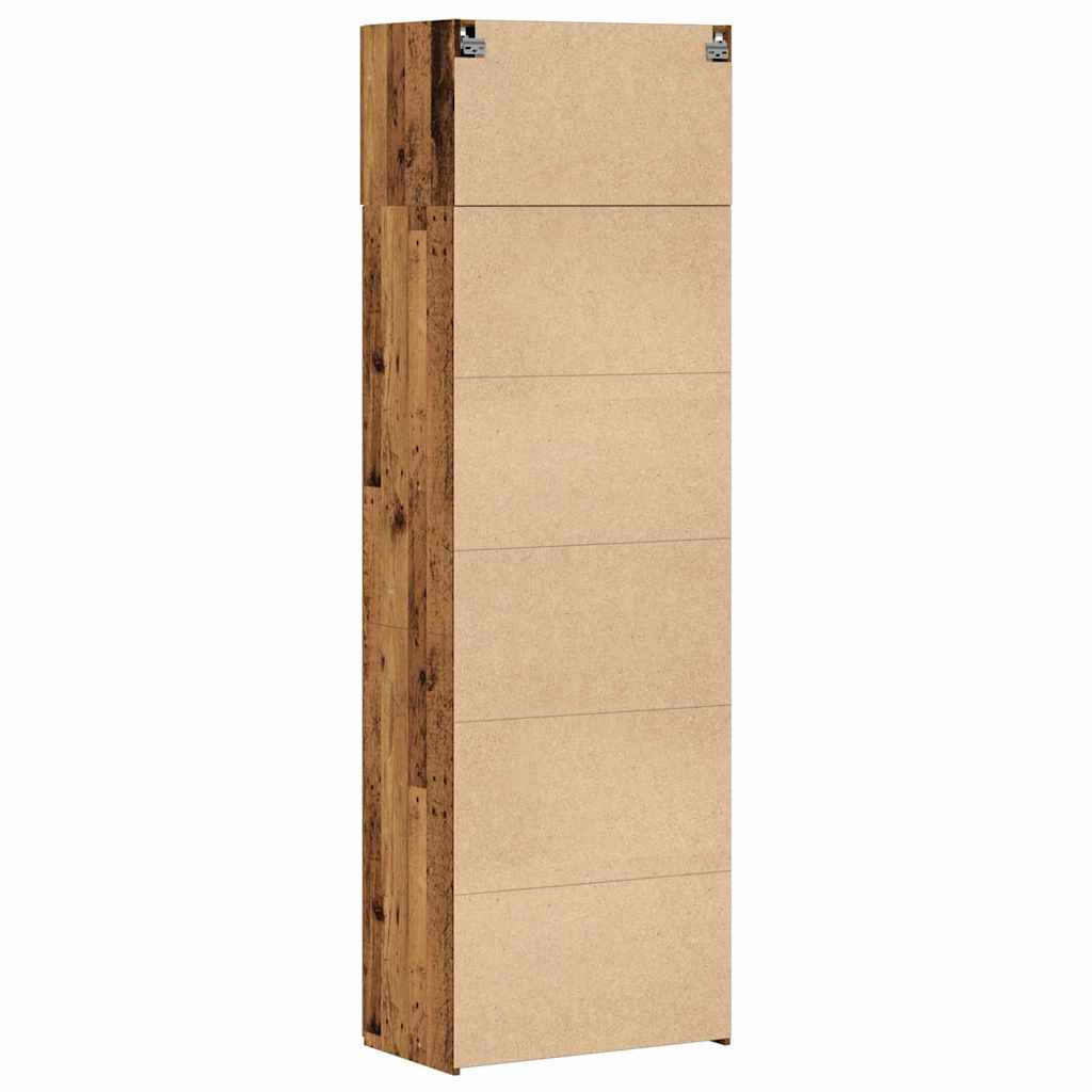Storage Cabinet 3 pcs Old Wood